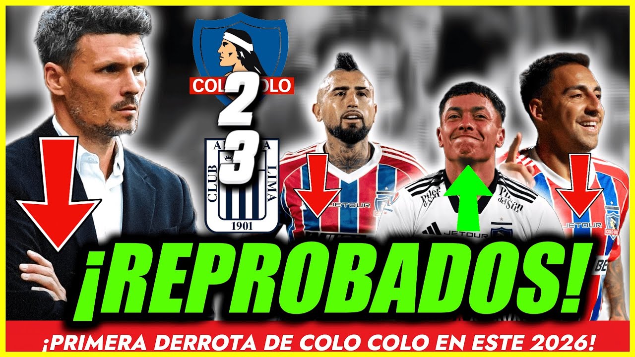 🚨PROBLEMAS Y DUDAS!😱COLO COLO NO LEVANTA Y ORTIZ QUEDA EN LA MIRA!❌REPROBADOS Y APROBADOS!❌