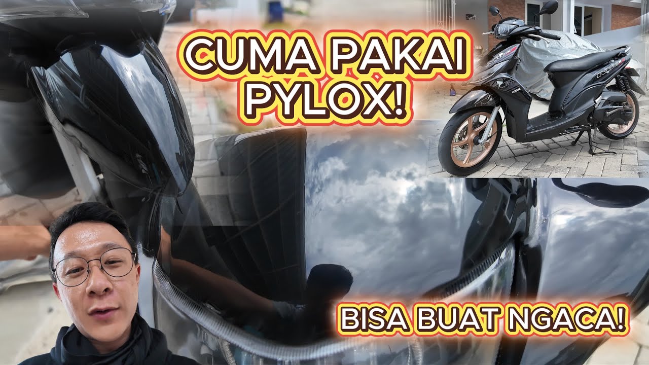 Tutorial Cara Cat Motor Pakai Pylox, Cat Kaleng, Cat Semprot di Rumah! Mio J Project Eps. 17!