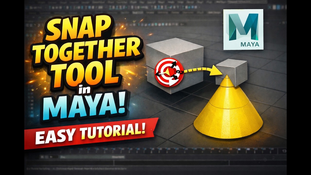 The Snap together Tool in Autodesk Maya