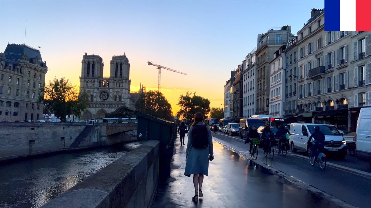 🇫🇷【4K】Paris Morning Walk - Invalides - Quai de Seine - Musée d'Orsay - Notre dame