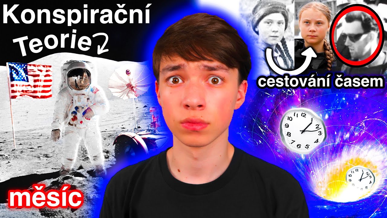 Konspirační Teorie: Cestování Časem, Vesmír, Měsíc a UFO! // tadeas