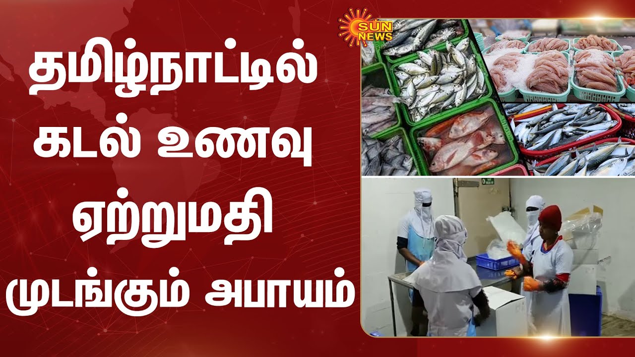 America Tax | Tamil Nadu | Sea Food Exports | Fish | Trades | India | Sun News