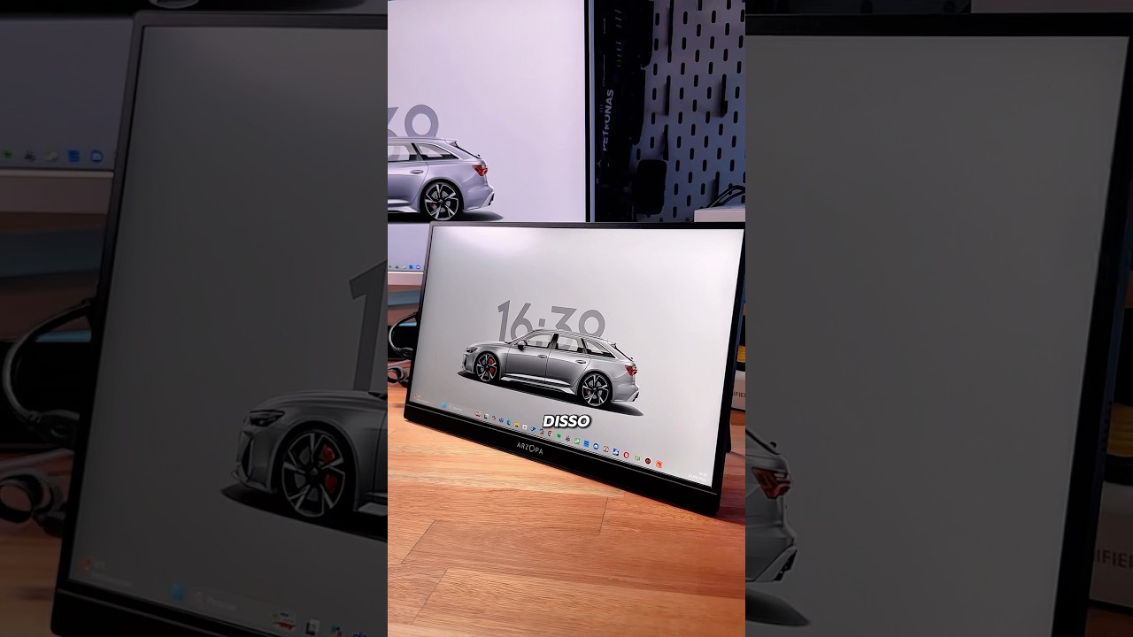 Voc&ecirc; precisa disso no seu setup 🔥 monitor port&aacute;til arzopa a1m #monitor #portatil #setupgamer