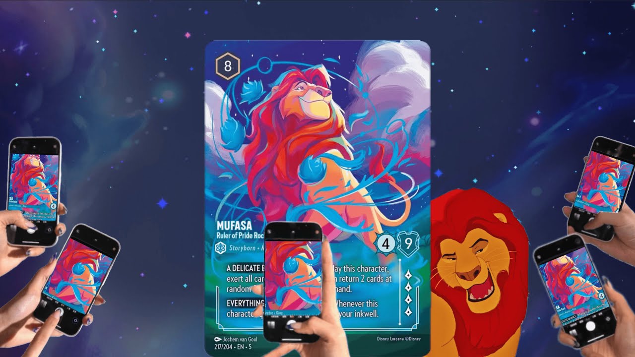 Hunting Enchanted Mufasa in Lorcana Shimmering Skies – Booster Box Opening