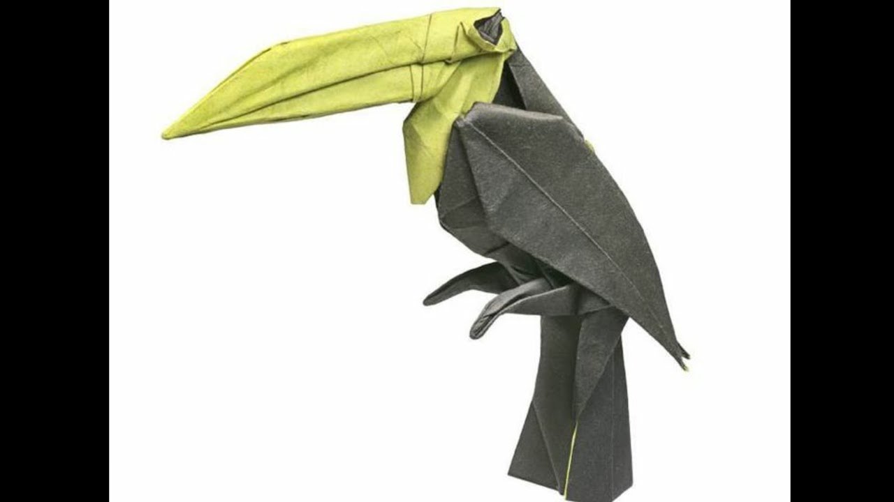 ORIGAMI BIRD TOCO TOUCAN ( michael g. lafosse )