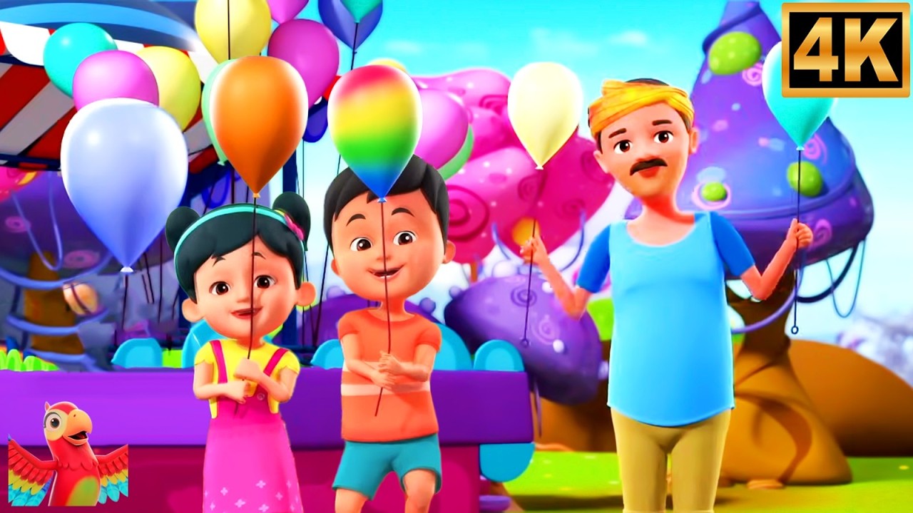 Gubbare Wala Hindi Song, गुब्बारे वाला, Chidiya Rani + More Top Hindi Rhyme For Kids