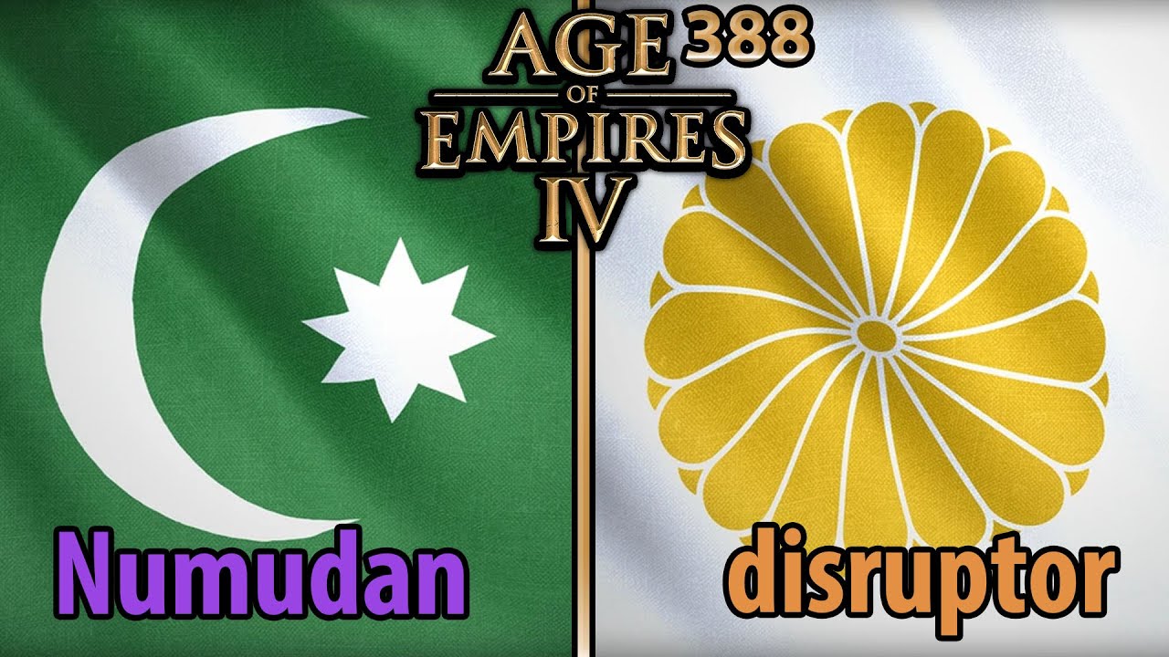 Seltsame Komposition - Numudan (Osmanen) vs disruptor (Japaner) - Age of Empires 4 - Cast 388
