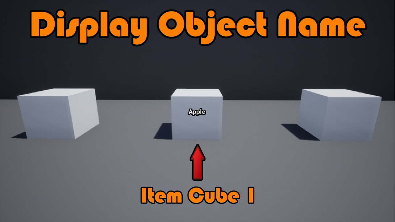 Отображение имени объекта, на который вы смотрите, на экране — руководство по Unreal Engine