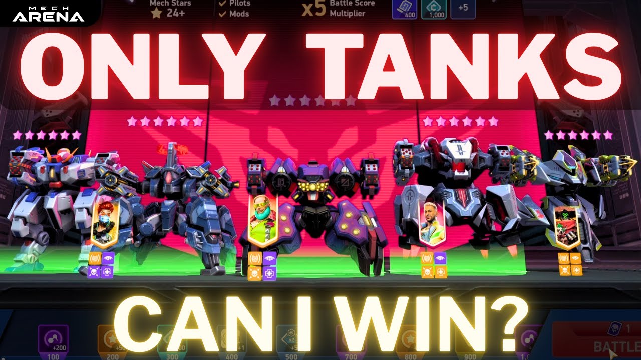 Will I Cook or Get Cooked With TANKS Only? | Hangar Showdown | Mech Arena