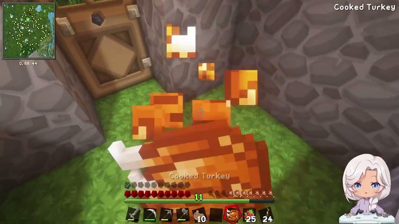 Играю в Minecraft (тестирую свою обновлённую модель)