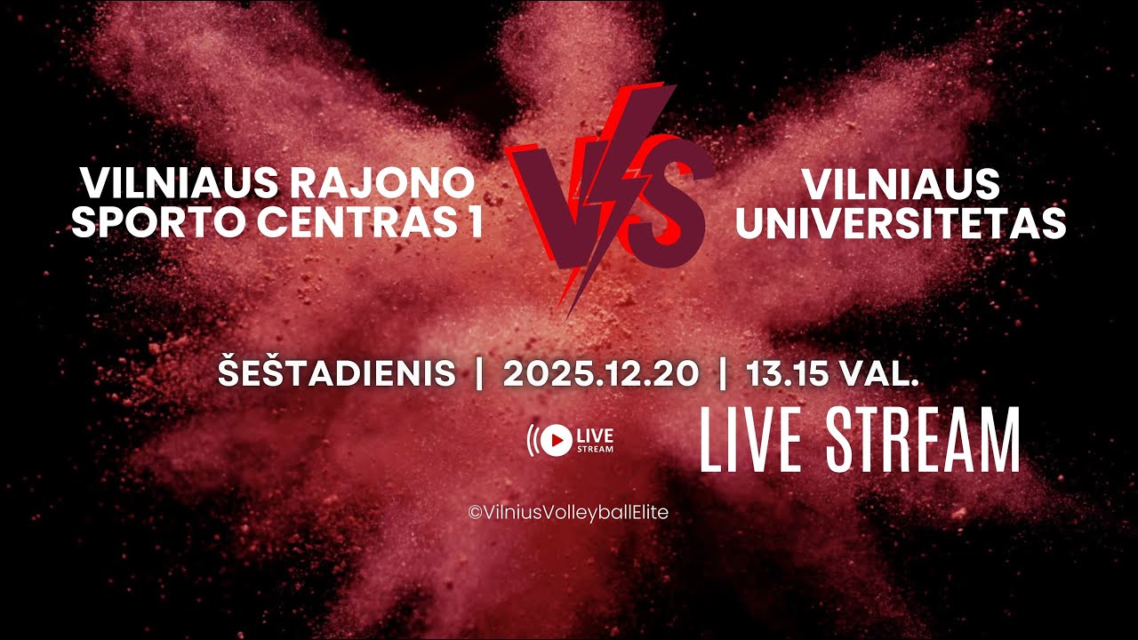Vilniaus rajono sporto centras 1 vs Vilniaus universitetas