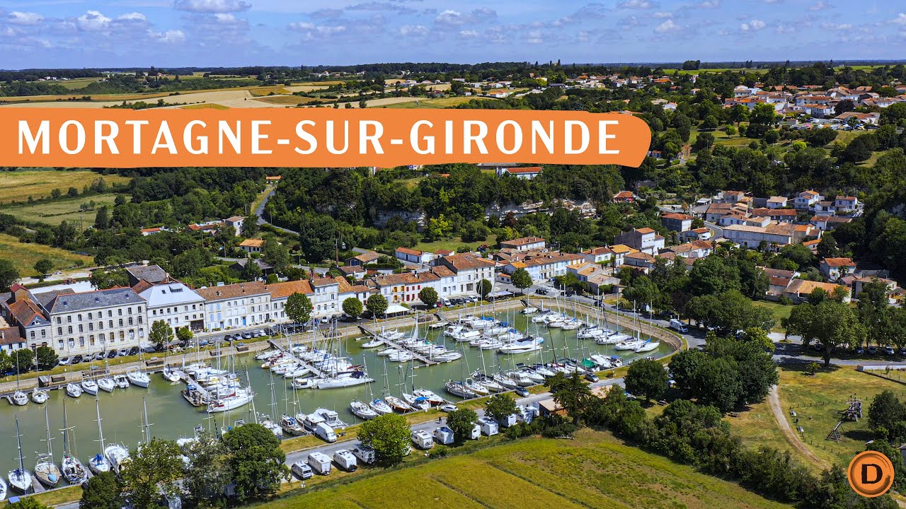 Mortagne-sur-Gironde - Drone - Documentaire Aérien 4k - Aerial Footage 4k