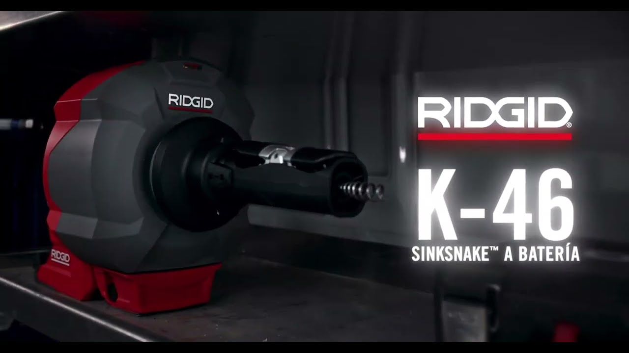 Supera los atascos más difíciles con la nueva RIDGID K-46 SinkSnake™ sin cable