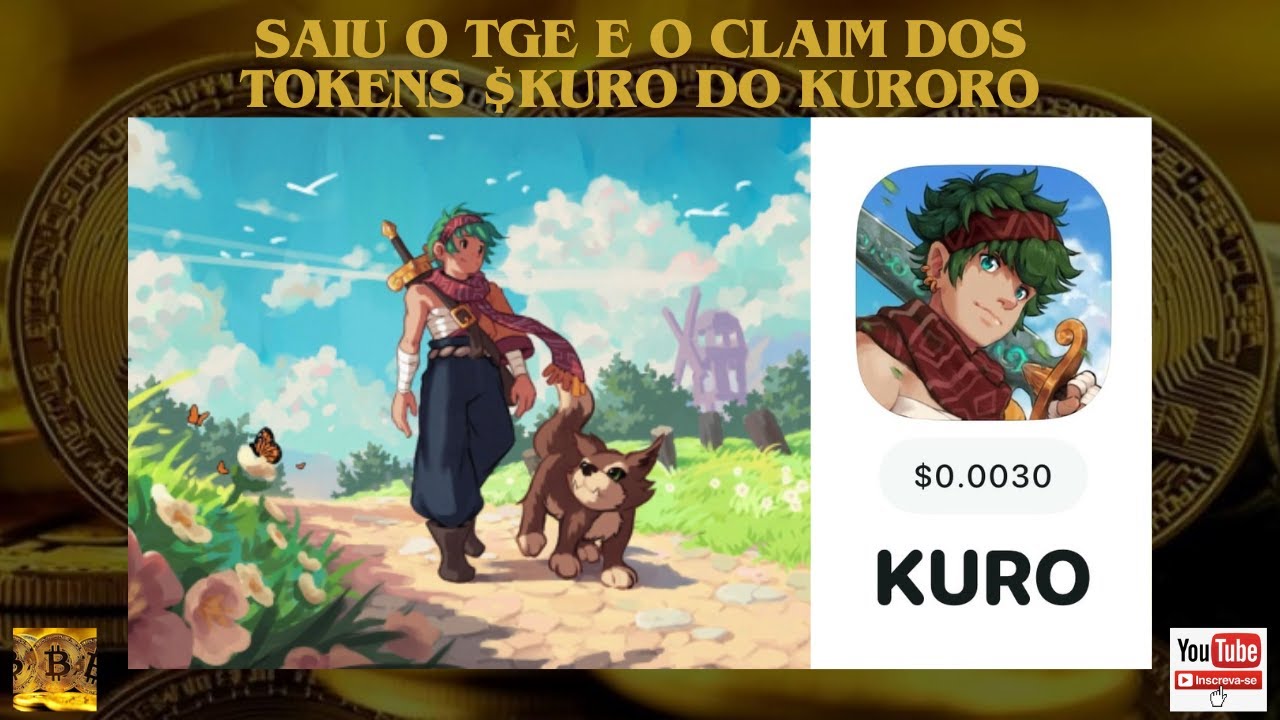 TGE e Claim dos Tokens $KURO do Kuroro - Valor do Token Extremamente Baixo! F