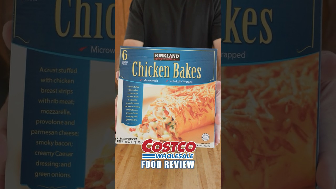 Rating Frozen Costco Chicken Bakes #costco #food #review #shorts