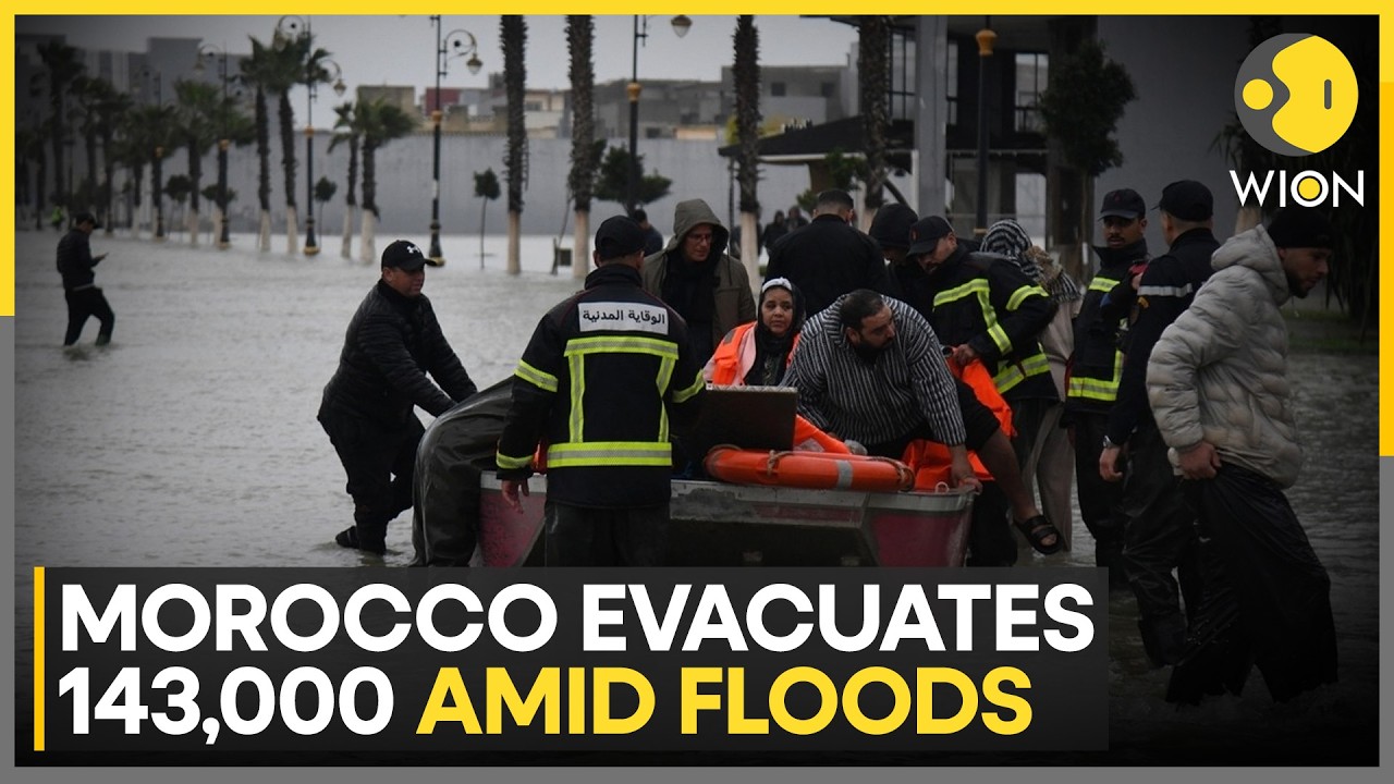 Morocco Floods: Floodwaters Force Mass Evacuation In Larache Province | WION