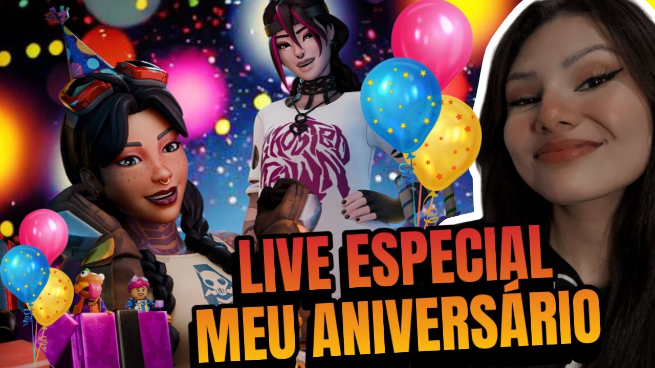 HOJE É MEU ANIVERSÁRIO! LIVE INFINITA ESPECIAL DIA 31 - LOJA 02/02/26 LIVE FORTNITE AO VIVO E MAIS