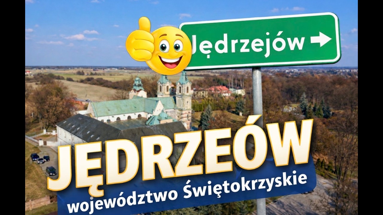Nie uwierzysz jak wygląda Jędrzejów z powietrza! 😱 Województwo Świętokrzyskie