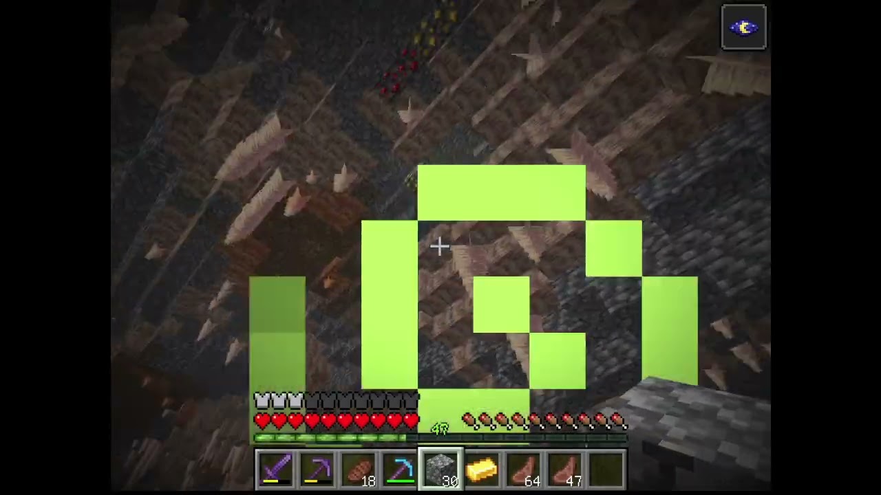 Survie Minecraft 1000 défis S1 épisode 170 Cette grotte ne manque pas de fer