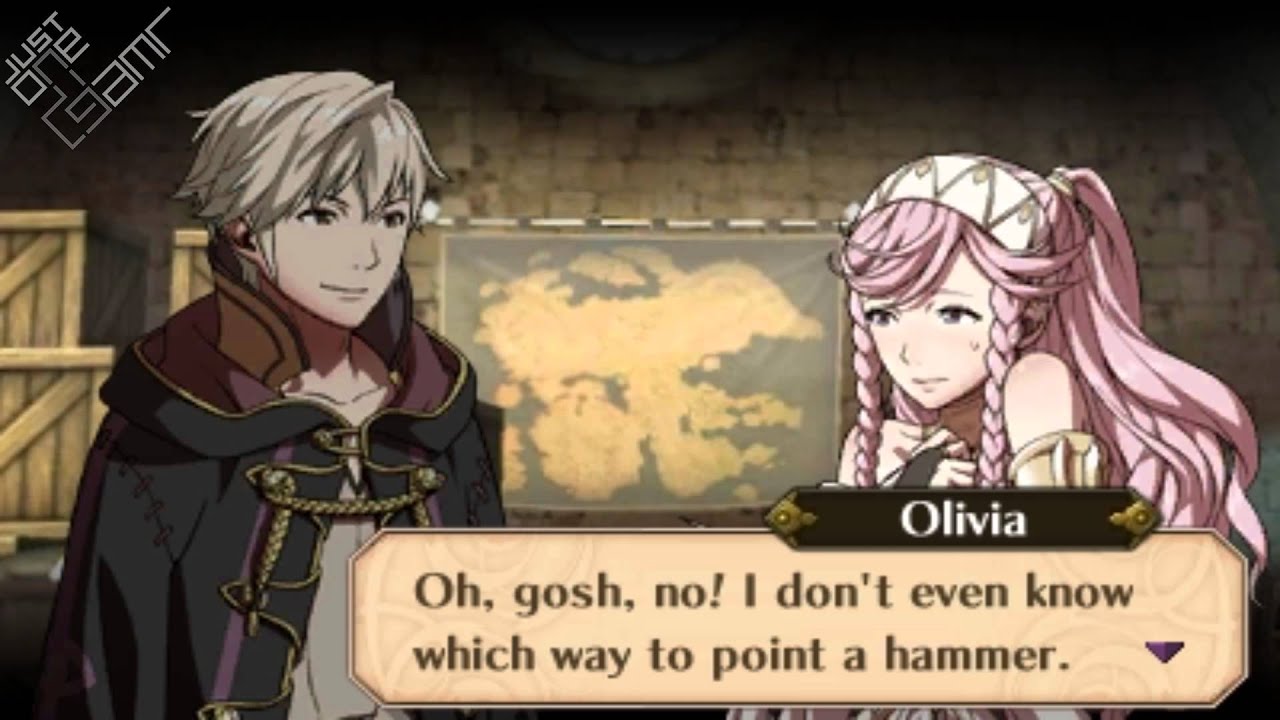 Fire Emblem Awakening - Male Avatar (My Unit) & Olivia Support Conversations