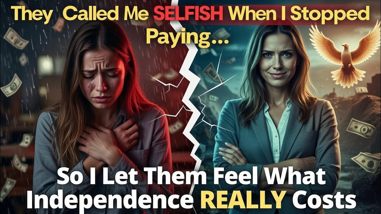 Family Called Me Selfish for Stopping Bills — Made Them Face Real Independence