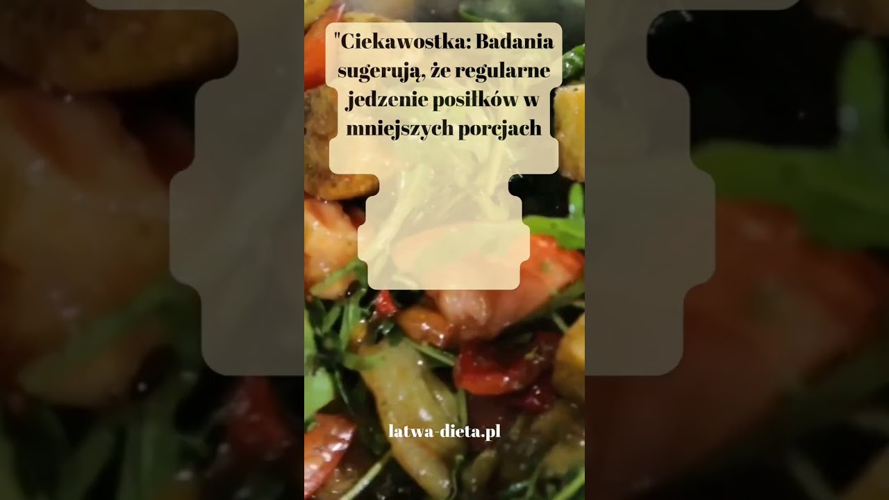 Regularne jedzenie małych posiłków wspiera zdrową wagę i metabolizm. 