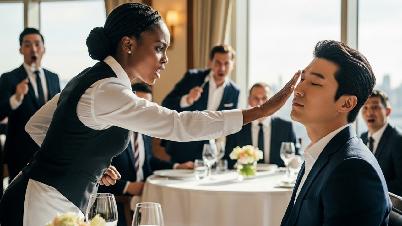 The Waitress Slapped The Korean Mafia Boss In Public And What He Did Next Left Everyone Speechless