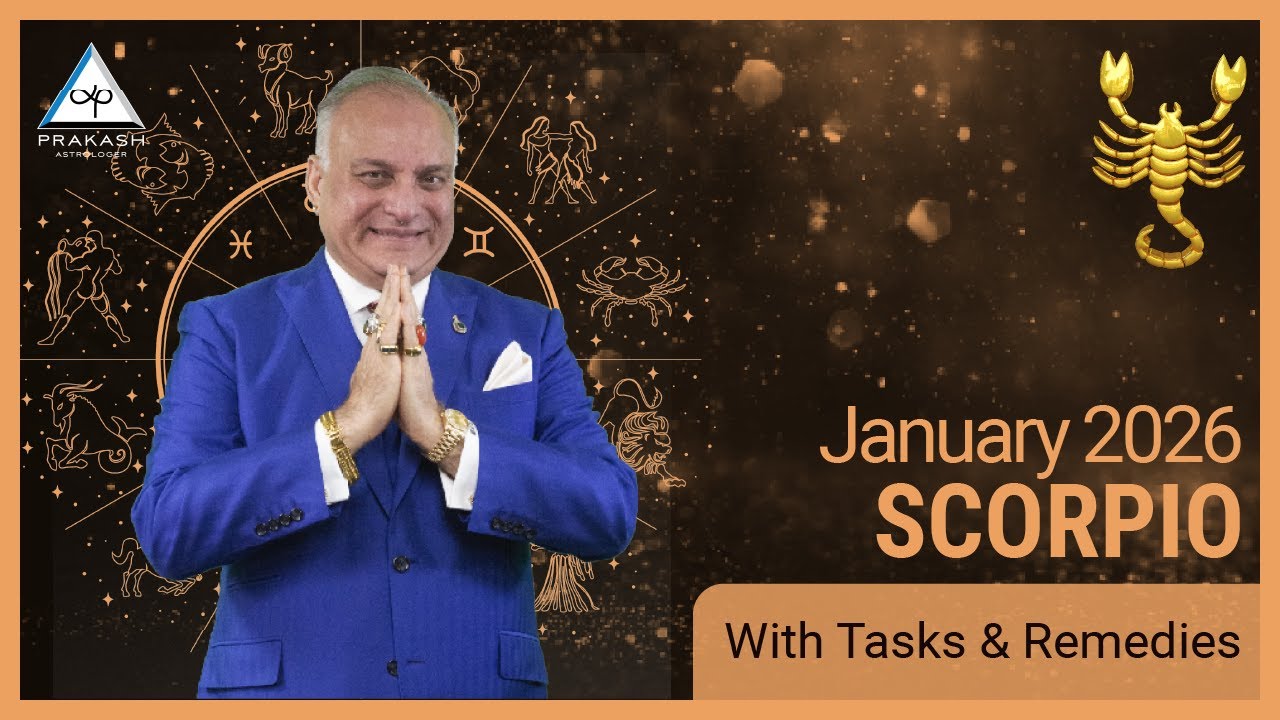 Scorpio Monthly Horoscope for January 2026 | What to expect this month?