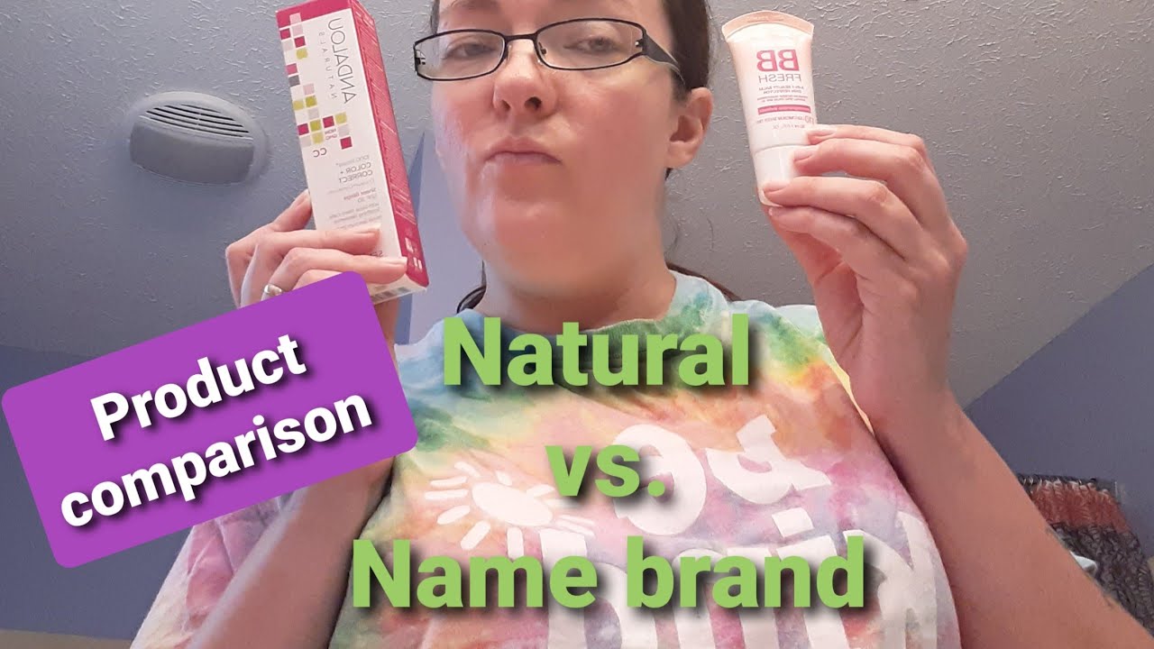 Andalou CC cream review // Vegan vs. Name brand // comparison video