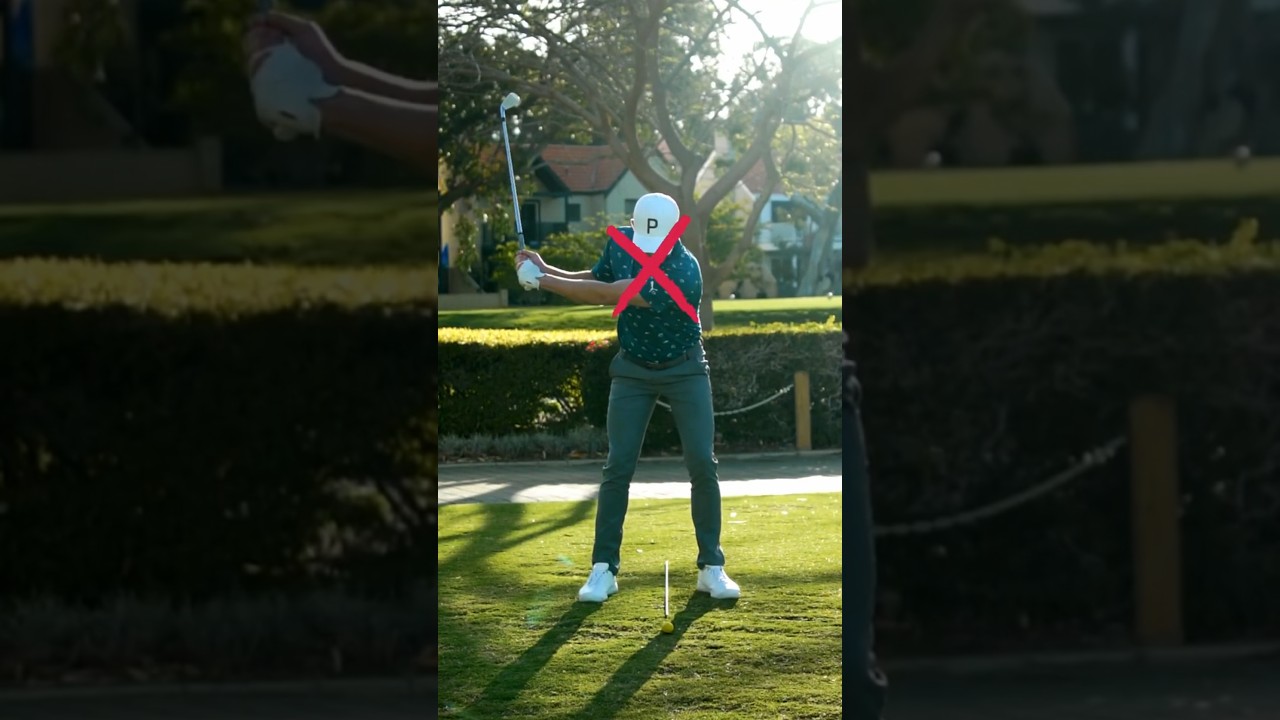 ☠️ RIP weak compression 👇 🏌️&zwj;♂️ Here&rsquo;s one of my favorite drills to improve your backswing techniqu