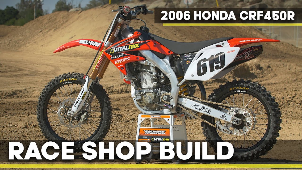 Сборка гоночной мастерской: Honda CRF450R 2006 года
