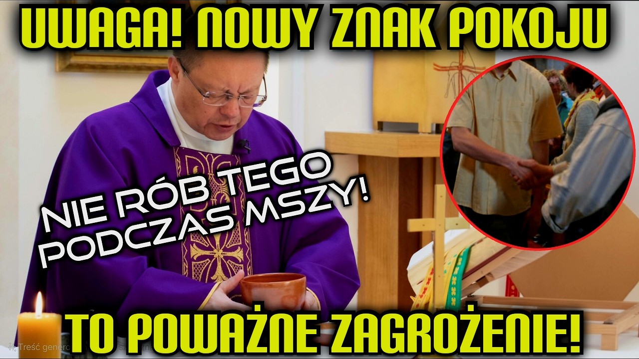 JUŻ NIGDY NIE ZROBISZ ZNAKU POKOJU NA MSZY | SZOKUJĄCE FAKTY! NAWET BENEDYKT XVI CHCIAŁ TO ZMIENIĆ