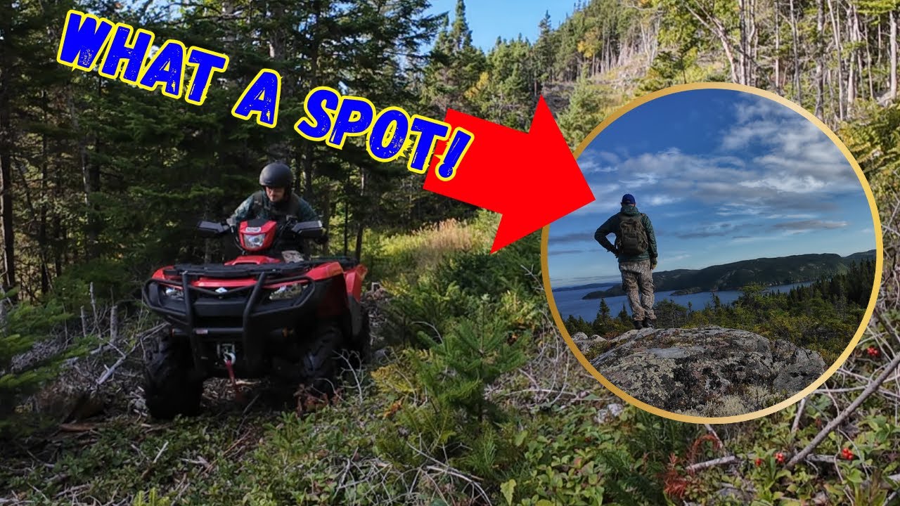 I Found a Trail in the Woods That Led to Some Amazing Views! - ATV Ride & Explore