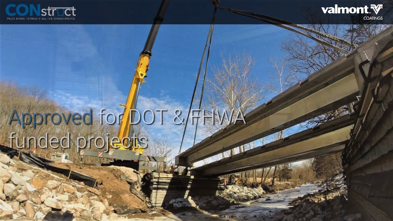 Galvanized Steel Tub Girder Bridge System