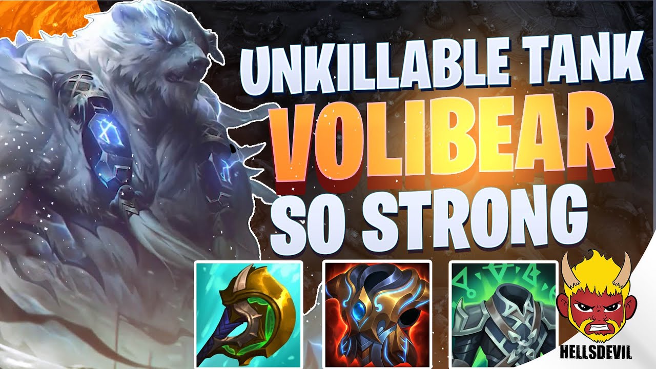 WILD RIFT | Unkillable Tank Volibear Is SO STRONG! | Challenger Volibear Gameplay | Guide & Build