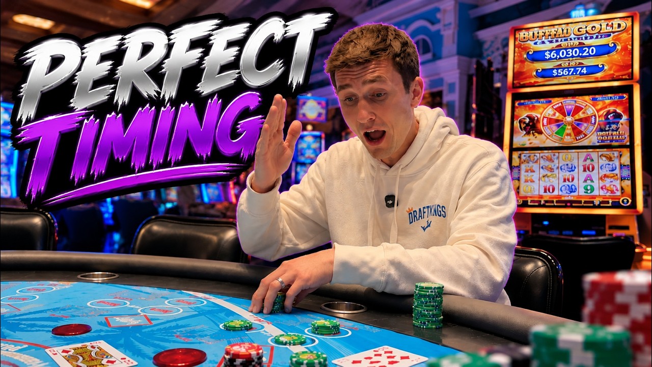 I timed this hand PERFECTLY! 