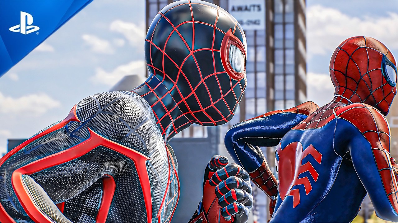 SPIDER MAN MATS IDEAL CLASSIC & MILES COMBO SUIT VS SAND MAN AGGRASSIVE GAMEPLAY 4K ULTRA HD PS5 PRO