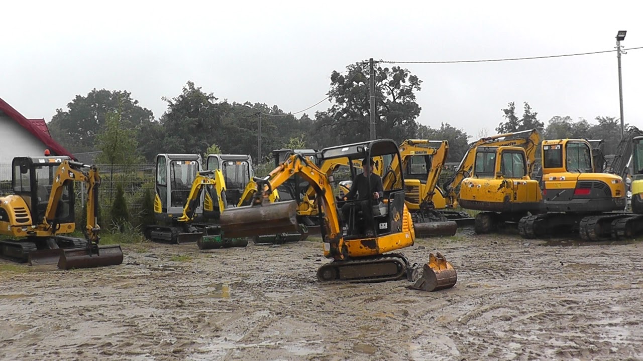 JCB 8017 MINIKOPARKA 2004Y WWW.KMRENT.PL KM MASZYNY BUDOWLANE MILICZ +48663560322
