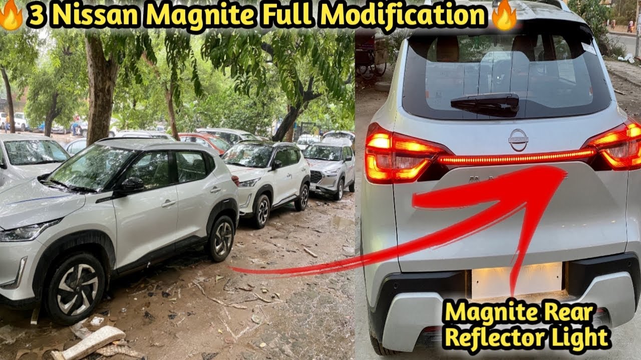 💥 3 Nissan Magnite Modified🔥 Rear Reflector🔥 Nissan magnite🔥 Magnite Modified🔥 Magnite