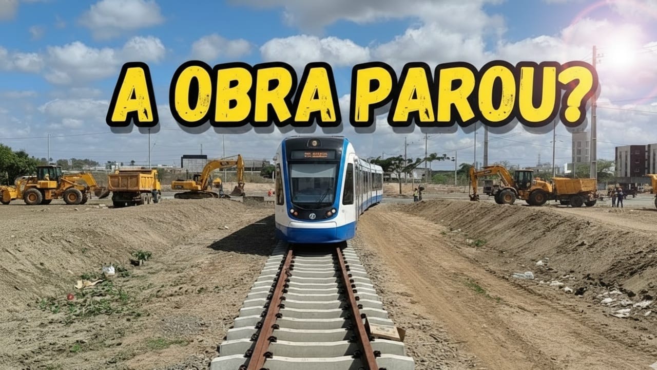 Atualizações da Obra do VLT em Campina Grande: Fomos ao Aluízio Campos e Veja o que Encontramos!