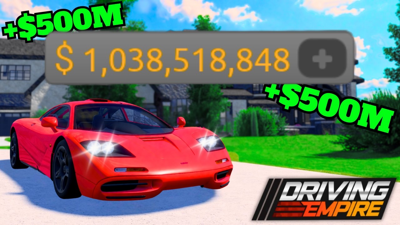 Как получить БЕСПЛАТНО 1 МИЛЛИАРД ДОЛЛАРОВ в Driving Empire!
