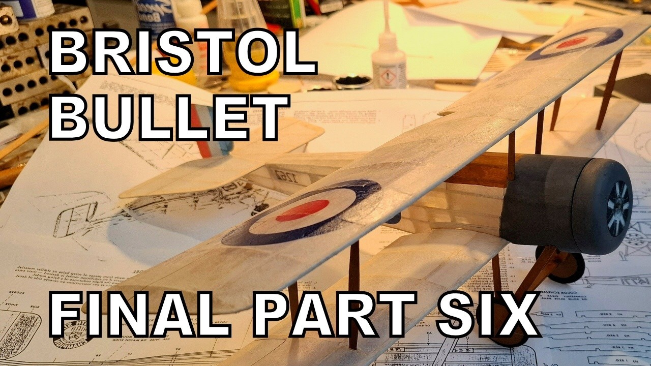 Сборка разведывательного самолета Bristol Scout от Guillow's — Часть шестая, заключительная сборка.