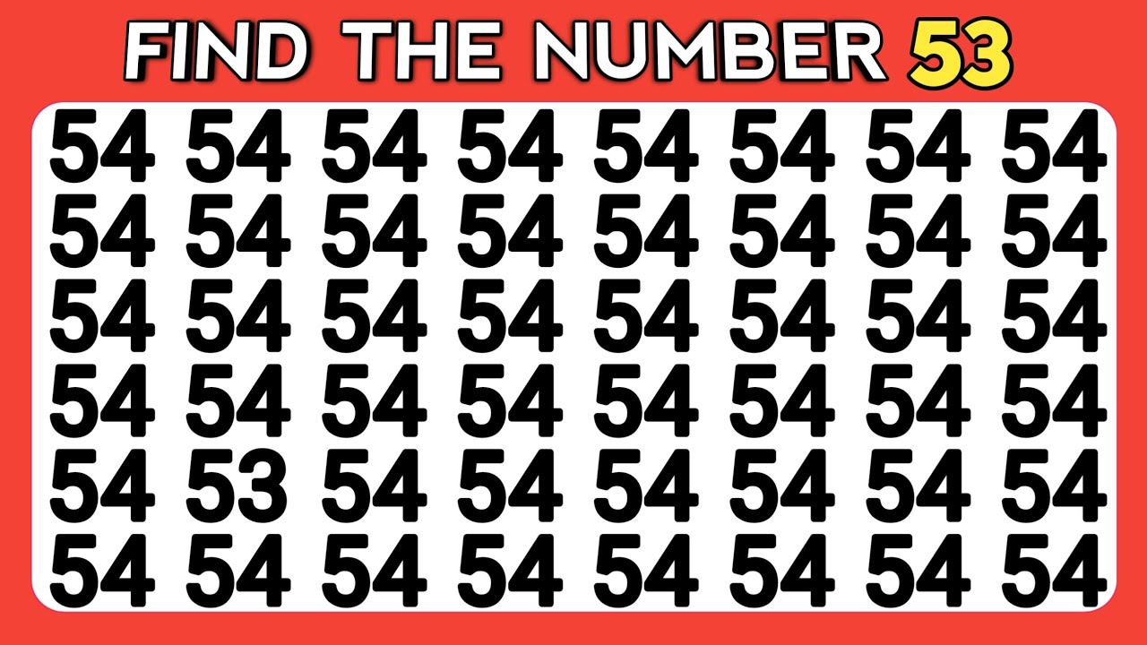 FIND THE ODD ONE OUT | NUMBER AND LETTER EDITION 3 | ODDITY SPOTTING