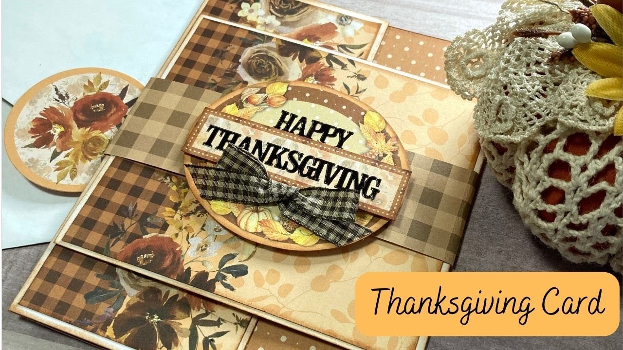 Thanksgiving Card Tutorial (giveaway ended)