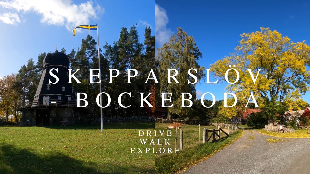DriveWalkExplore: Skepparslöv - Bockeboda, SWEDEN