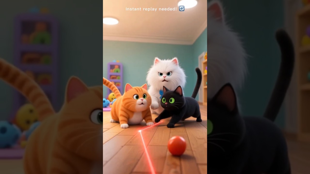 Cute Cats vs Laser Ball 😻 | Funny & Adorable Cat 🐱✨ 