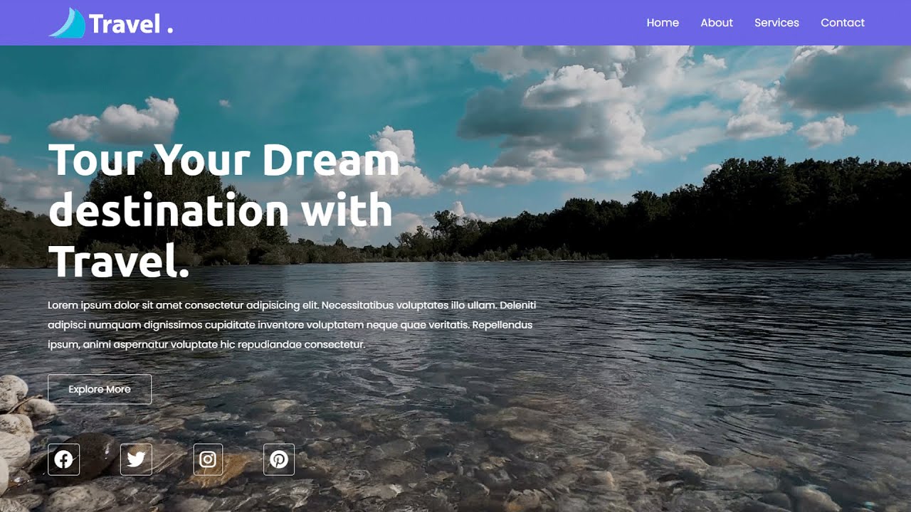 How to Make Responsive Landing Page in HTML and CSS