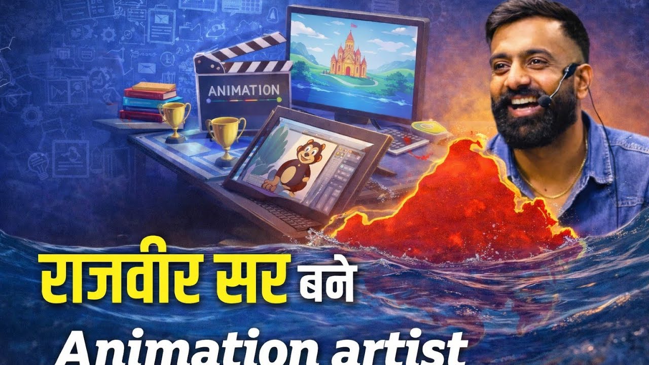 राजवीर सर बने Animation Artist #rajasthan #rajveersir #rajveer #springboardacademy #rpsc 