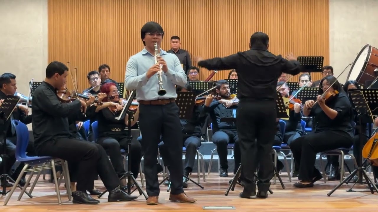 Carl Maria Von Weber clarinet concerto N.1 in F minor,Op.73.Sebastian Mancilla Calmet 17y’ #clarinet