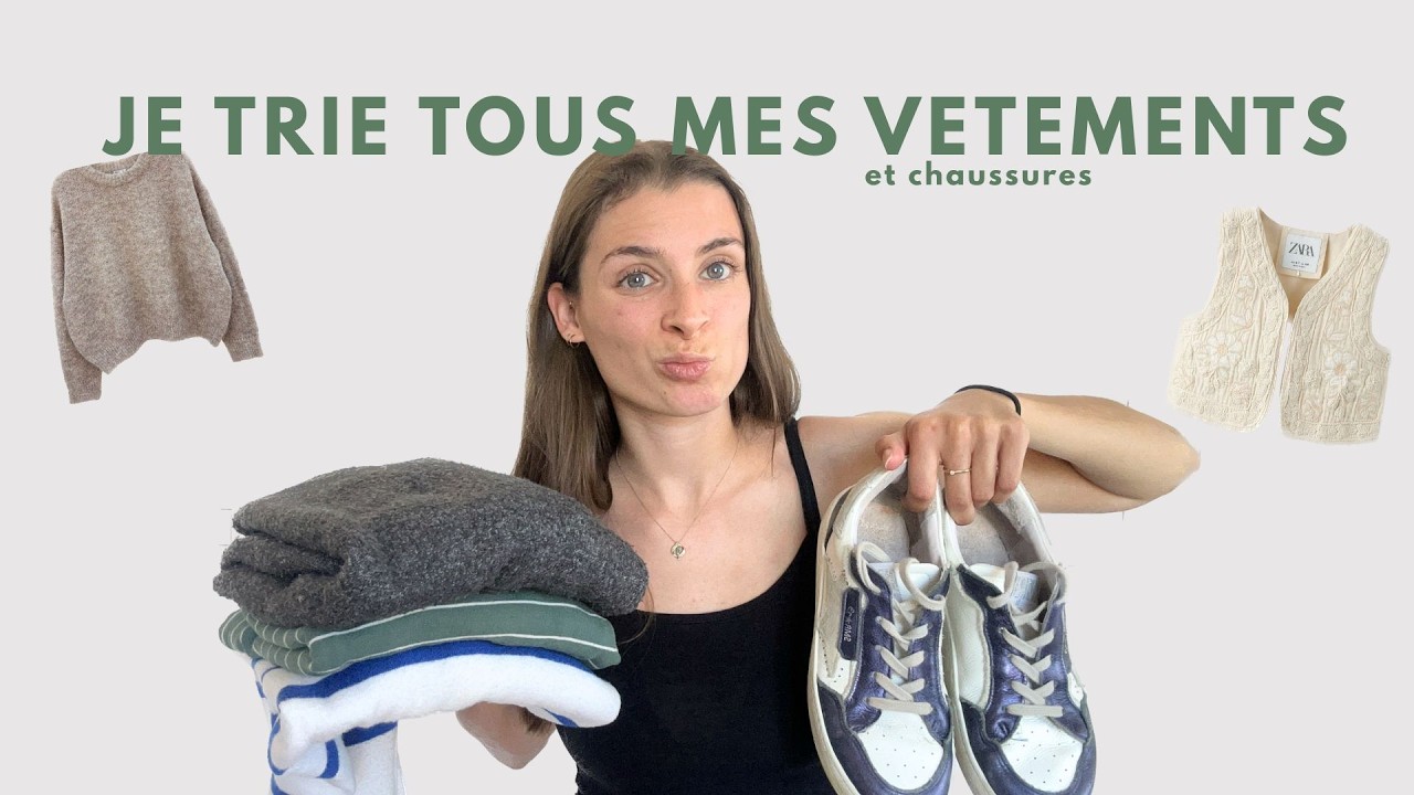 Énorme tri de mon dressing …